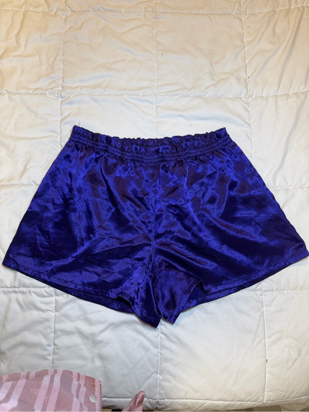 Victoria's Secret Purple Satin Lounge Shorts
